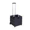 [US-W]2 Wheels Rolling Utility Cart, Heavy Duty Light Weight 80LB Load Capacity Collapsible Handcart